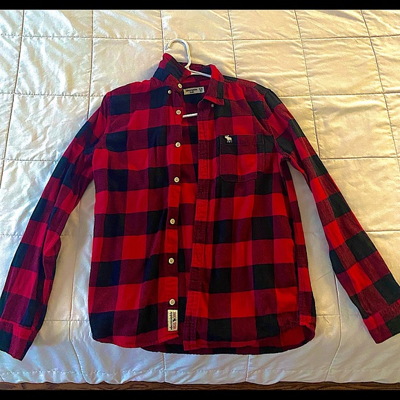 Red and black flannel from Abercrombie and fitch - Picture 1 of 1